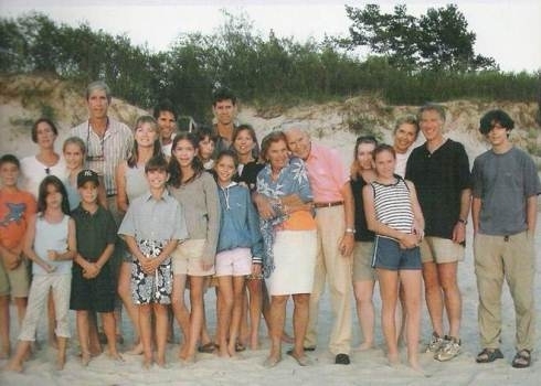 The Kazickas Family in Palanga, Lithuania 2001