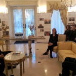 Moments from the Meeting at the Kazickas Residence in Vilnius