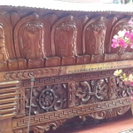 From personal S. Lazdauskaite archives: Altar with Alexander Kazickas name at the Church of Assumption, Kathmandu