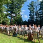 Neringa campers perform at the annual Lithuanian Summer Festival in Putnam 2019