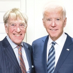 R. Altman and J. Biden (photo from J. Kazickas personal archive)