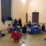 Jurate Kazickas and Alexandra Altman Visit Basketball Power Youth at Veliucionys Juvenile Detention Center, March 2017